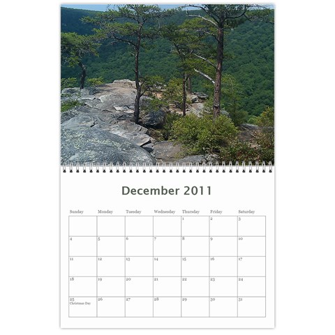 Christmas Scenery Calander By Ericka Dec 2011