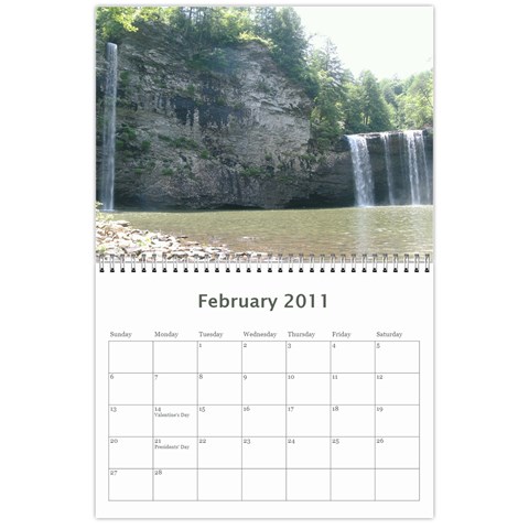 Christmas Scenery Calander By Ericka Feb 2011