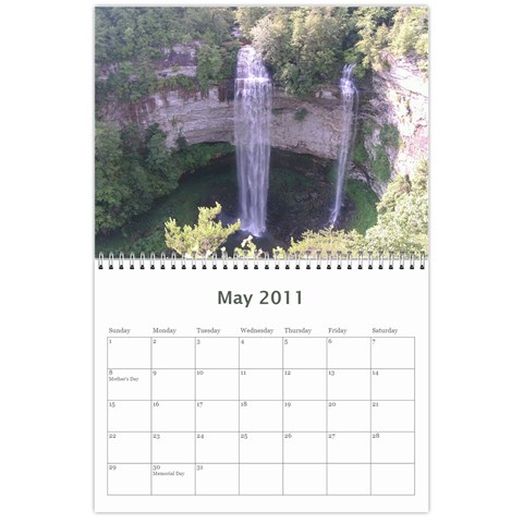 Christmas Scenery Calander By Ericka May 2011