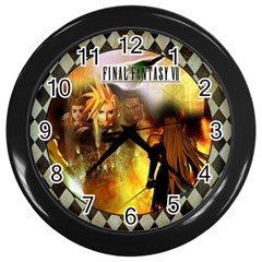 Final Fantasy Clock - Wall Clock (Black)