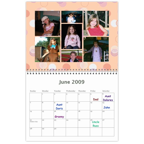 Calendar By Lydia Henning Jun 2009
