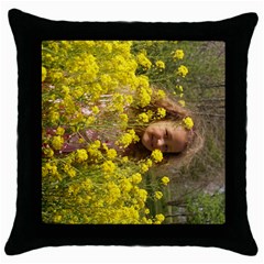 Throw Pillow Case (Black)