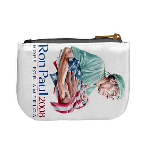 Ron Paul Coin Purse By Stephany Roach Back