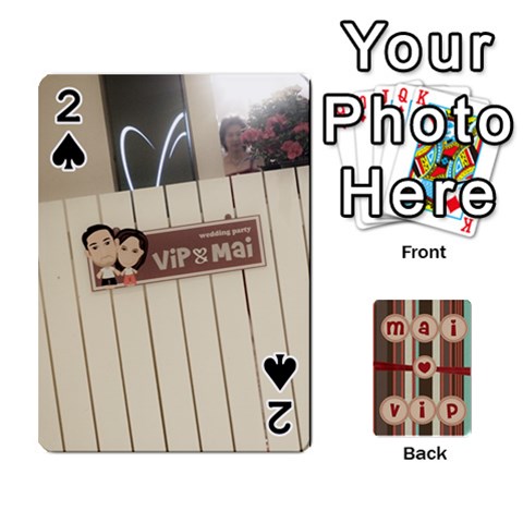 Playcard By Vipavee Ningsanond Front - Spade2