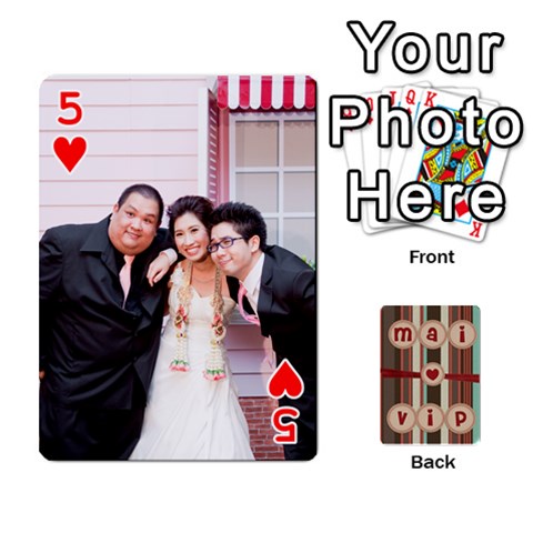 Playcard By Vipavee Ningsanond Front - Heart5