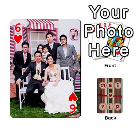 Playcard By Vipavee Ningsanond Front - Heart6