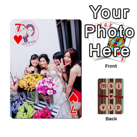 Playcard By Vipavee Ningsanond Front - Heart7