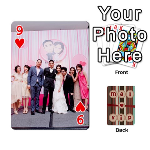 Playcard By Vipavee Ningsanond Front - Heart9