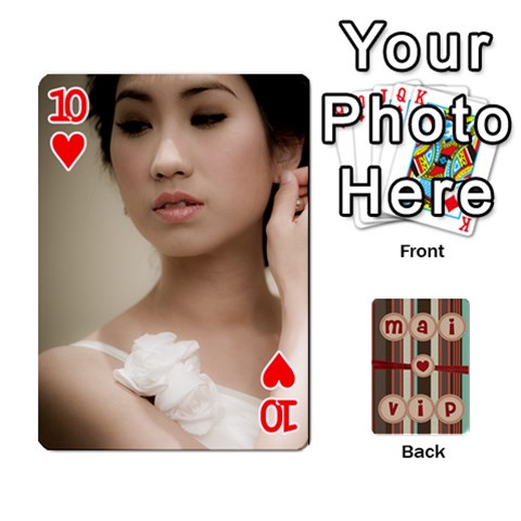 Playcard By Vipavee Ningsanond Front - Heart10