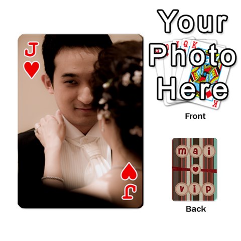 Jack Playcard By Vipavee Ningsanond Front - HeartJ