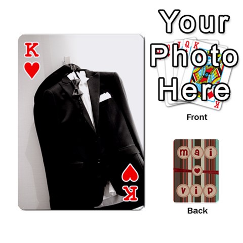 King Playcard By Vipavee Ningsanond Front - HeartK