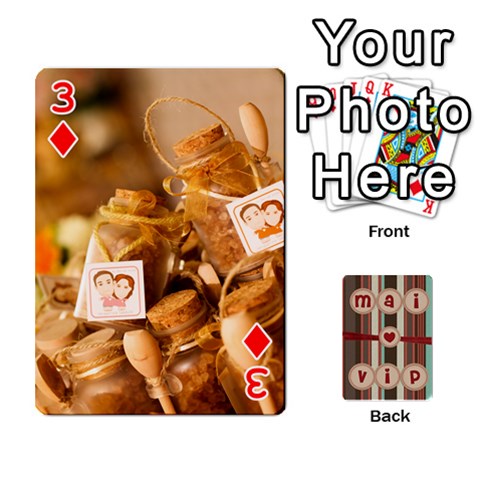 Playcard By Vipavee Ningsanond Front - Diamond3