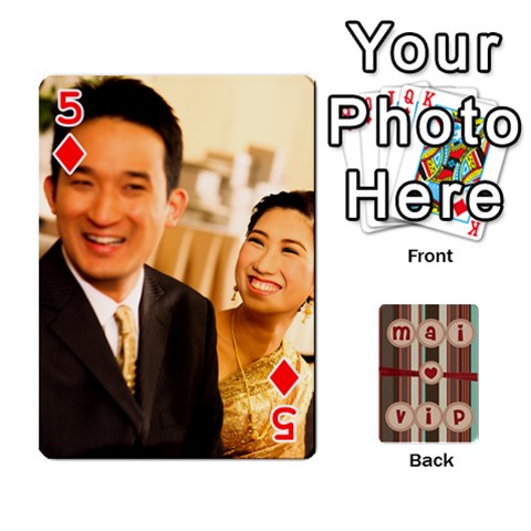 Playcard By Vipavee Ningsanond Front - Diamond5