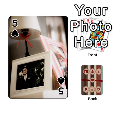 Playcard By Vipavee Ningsanond Front - Spade5