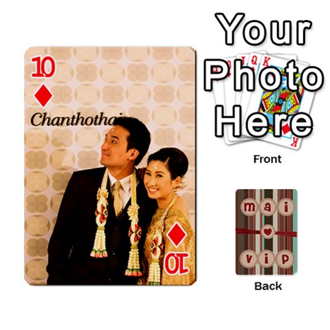 Playcard By Vipavee Ningsanond Front - Diamond10
