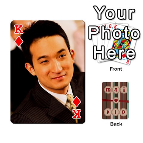 King Playcard By Vipavee Ningsanond Front - DiamondK