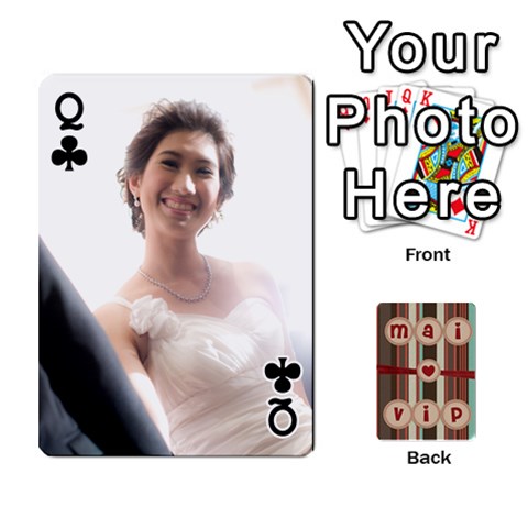Queen Playcard By Vipavee Ningsanond Front - ClubQ