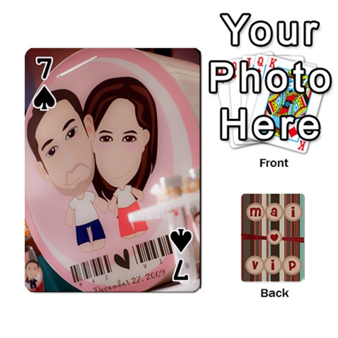 Playcard By Vipavee Ningsanond Front - Spade7