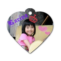 K1_TAG_03 - Dog Tag Heart (Two Sides)