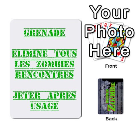 Mission Zo/mbie French Deck 2 By Eric Backstrom Front - Joker2