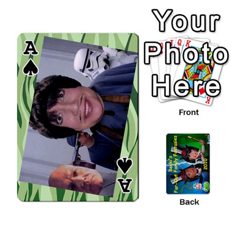 Ace Becki s Jibjab Cards #1 By R K  Felton Front - SpadeA