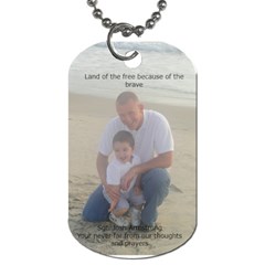 josh dog tag - Dog Tag (One Side)