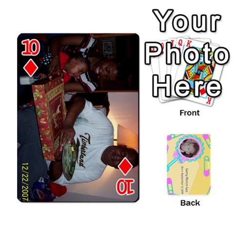 Larry Playing Cards By Lynne Lee Front - Diamond10