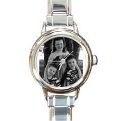 Personalized Watch - Round Italian Charm Watch