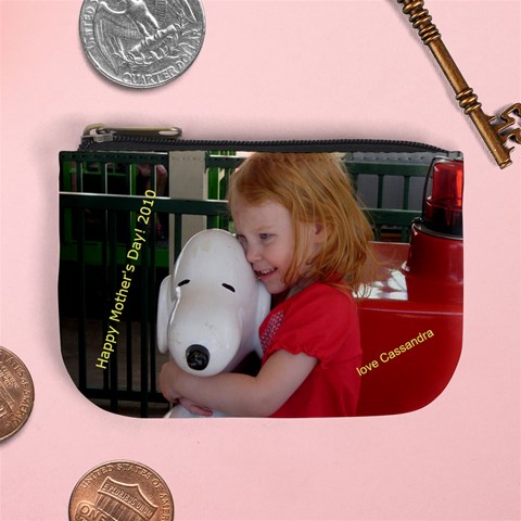 Cj Mini Coin Purse By Vicki Rockett Front
