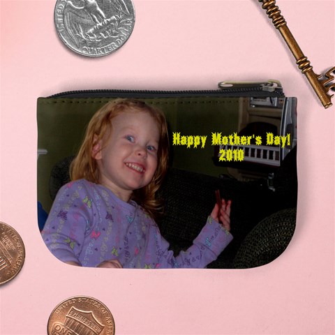 Cj Mini Coin Purse By Vicki Rockett Back