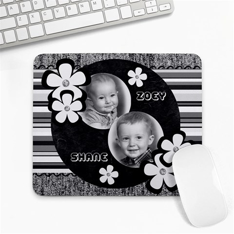Shane & Zoey Mouse Pad By Christine Front