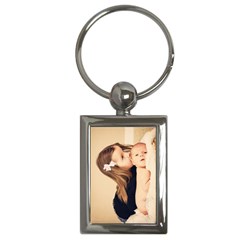 Ava kissing Aubrey - Key Chain (Rectangle)