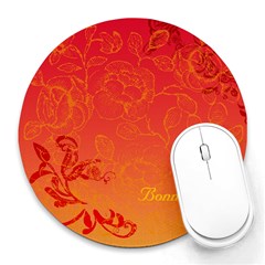 Bonnie - Collage Round Mousepad