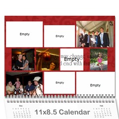 my 18m calendar - Wall Calendar 11  x 8.5  (18 Months)