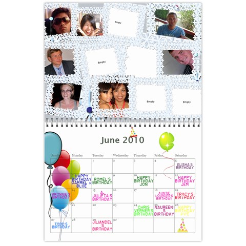 My 18m Calendar By Jem Jun 2010