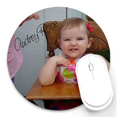 audrey2 - Round Mousepad