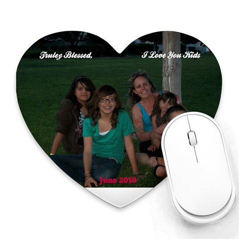 Mouse Pad Of Me And The Kids June 2010 By Kami Cadle Front