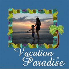 Vacation in Paradise - ScrapBook Page 8  x 8 