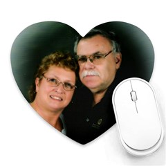 Barb & Carl - Heart Mousepad