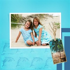Beach Girls - ScrapBook Page 8  x 8 
