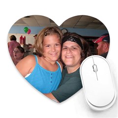 Lori and Mara - Heart Mousepad