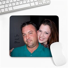 Joe & Gina - Large Mousepad