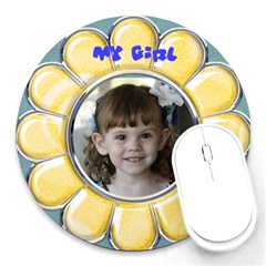 Katie mousepad - Round Mousepad