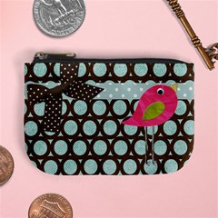 Blue Brown - Mini Coin Purse