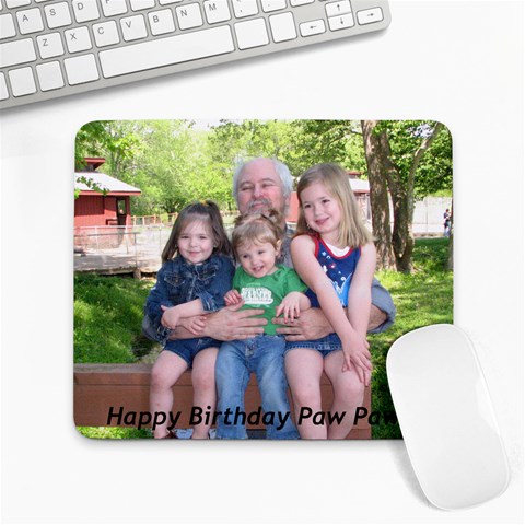 Paw Paws Birthday!  By Jenn Schoenfeld 9.25 x7.75  Mousepad - 1
