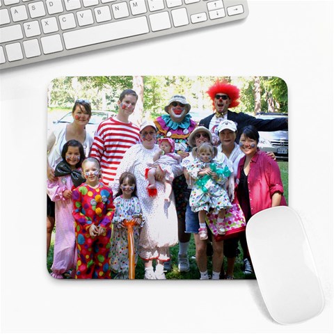 Clown Mousepad By Jennifer Rafanelli Idzi 9.25 x7.75  Mousepad - 1