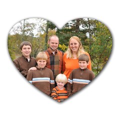 Family Mouse Pad - Heart Mousepad