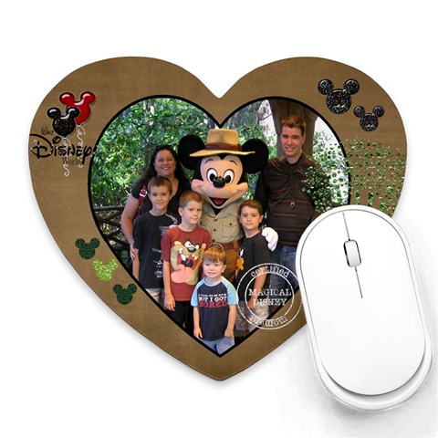 Mickey Mousepad By Dianne Nicholls Front
