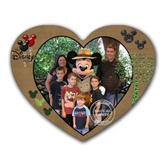 Mickey mousepad - Heart Mousepad