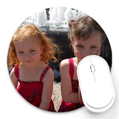 My beautiful girls!  - Round Mousepad